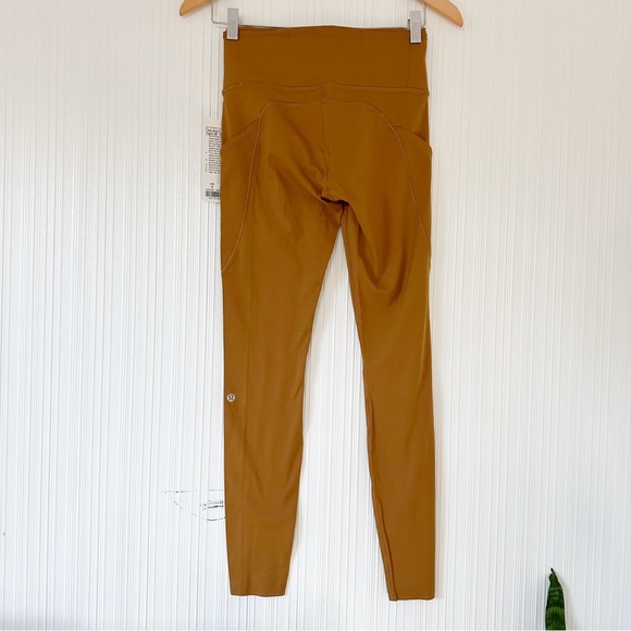 NEW! Lululemon Fast and Free 28” Butternut Brown High Rise Tight/ Leggings. - Picture 5 of 9